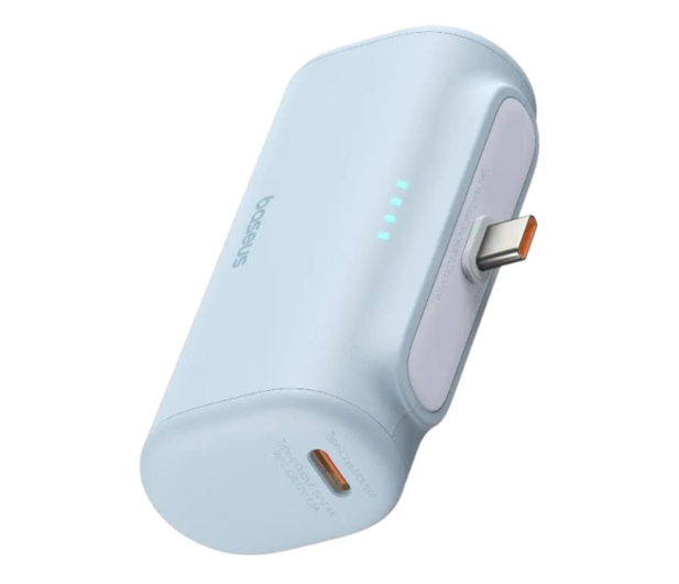 Baseus Compact USB-C 5000mAh 20W (niebieski) - 1279539 - zdjęcie